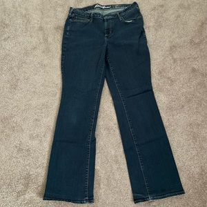 Eddie Bauer Dark Wash Curvy Bootcut Jeans